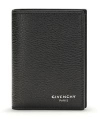 Givenchy - Black Calf Leather Bos Taurus Wallet - Lyst