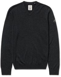Ecoalf - Truien & Vesten ,Grijs ,Wol Ferro Knit Sweater - Lyst