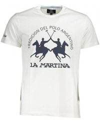 La Martina - T-shirt con stampa grafica - Lyst