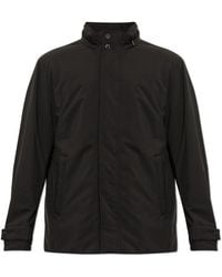 Paul & Shark - Jassen ,Zwart ,Leer Geïsoleerd Jack - Lyst