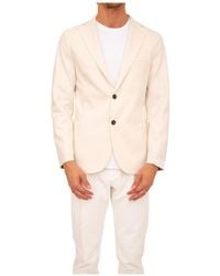 Eleventy - Jassen ,Wit ,Wol Single Breasted Jacket - Lyst