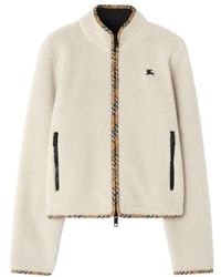 Burberry - Felicia Fleece Jas - Lyst