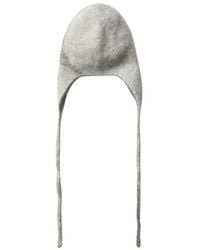 ROA - Fitness ,Wit ,Wol Logo Mohair Bonnet Beanie - Lyst