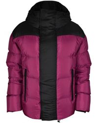 DSquared² - Jassen ,Veelkleurig ,Wol Hooded Puffer - Lyst