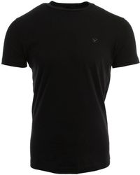 Armani - Tops ,Zwart ,Katoen Essential T-Shirt - Lyst