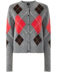 Pinko - Truien & Vesten ,Grijs ,Cardigans - Lyst