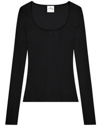 Courreges - Heritage Rib Knit Top - Lyst