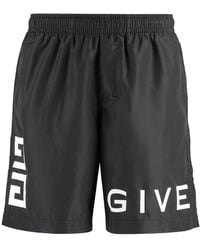 Givenchy - Badmode ,Zwart ,Polyester 4G Lange Zwemshort - Lyst