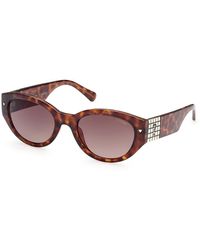 Guess - Stijlvolle Zonnebril Met Bruin Gradiëntglas - Lyst