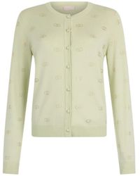 Liu Jo - Truien & Vesten ,Groen ,Cardigan - Lyst