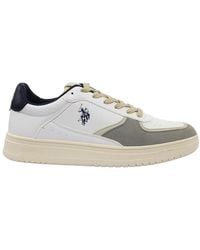U.S. POLO ASSN. - 04 White Blue - Lyst