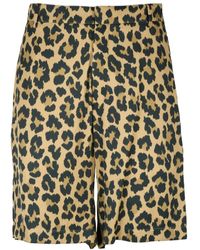 Dior - Viscose Bermuda Shorts Met Ritssluiting - Lyst