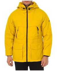Napapijri - Jassen ,Geel ,Polyester Down Jassen - Lyst