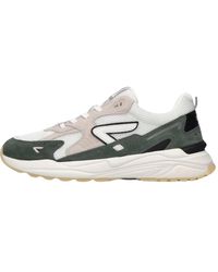 Hub - Niedrige Sneakers Grid-M Stil - Lyst