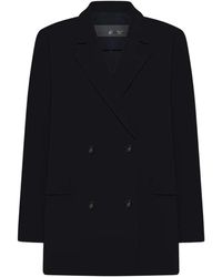 Rrd - Stretch Double-Breasted Blazer - Lyst