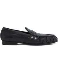 DSquared² - Schwarzer Leder Slip-On Penny Loafer - Lyst