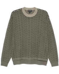 Emporio Armani - Round-Neck Knitwear - Lyst