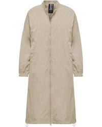 Bomboogie - Jassen ,Nylon Lange Bomber Nylon Jas - Lyst