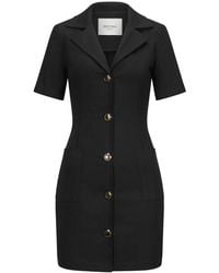 Nicowa - Strukturiertes Blazer-Kleid Mit Schulterpolstern - Lyst