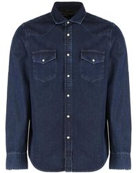 Moorer - Denim Shirts - Lyst