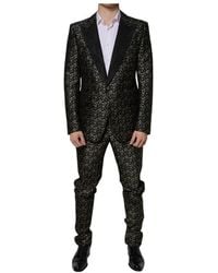 Dolce & Gabbana - Abito Tuxedo Sicilia Jacquard - Lyst
