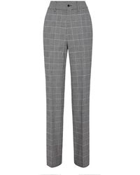 Philipp Plein - Lange Rechte Broek Prince Of Wales - Lyst