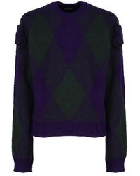 Burberry - Knitwear > round-neck knitwear - Lyst