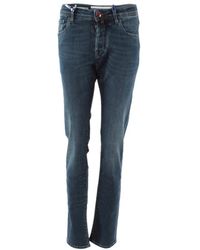 Jacob Cohen - Slim fit blaue jeans für männer - Lyst