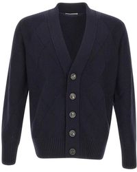 Kangra - Truien & Vesten ,Blauw ,Wol Cardigan - Lyst