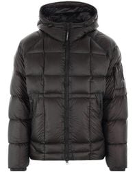 C.P. Company - Hooded Down Jacket Met Lens - Lyst