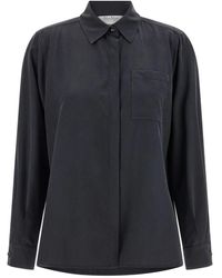 Max Mara - Overhemden ,Grijs ,Mxmsiamese Shirt - Lyst