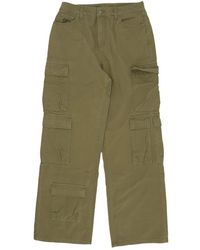 Karlkani - Cargo Broek Met Handtekening Multipocket Ontwerp - Lyst