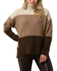 Minimum - Bruin Gebreid Caline 9595 - Lyst