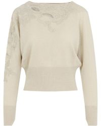 Ermanno Scervino - Round-Neck Knitwear - Lyst