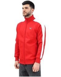 PUMA - Roter Reißverschluss Pullover T7 Always On - Lyst