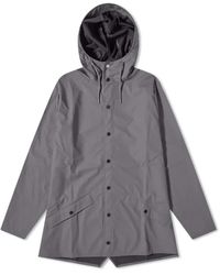 Rains - Jassen ,Grijs ,Polyester Classic Jacket - Lyst