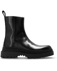 Bottega Veneta - Leather Highway Ankle Boots - Lyst