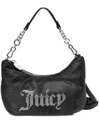 Juicy Couture - Hazel S. Hobo Polyester Schwarz/Weiß - Lyst