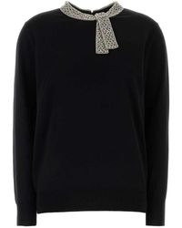 Valentino Garavani - Round-Neck Knitwear - Lyst