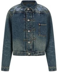 KENZO - Jassen ,Blauw ,Denim Denim Jacket - Lyst