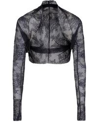 Alberta Ferretti - Tops ,Zwart ,Tops - Lyst