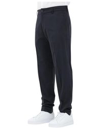 ARMANI EXCHANGE - Broeken ,Blauw ,Elegante Blauwe Herenbroek Lente/Zomer - Lyst
