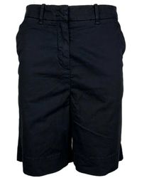 Bomboogie - Zwarte Chino Bermuda Shorts - Lyst