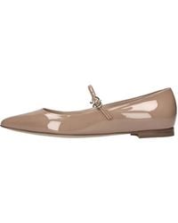 Gianvito Rossi - Schoenen ,Bruin ,Leer Ribbon Jane - Lyst
