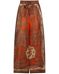 Zimmermann - Broeken ,Veelkleurig ,Mahon Relaxed Pant - Lyst