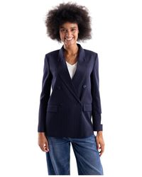 ViCOLO - Dubbelrijige Maatkostuum Blazer - Lyst
