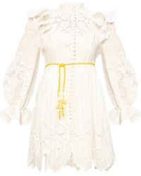 Zimmermann Openwork Dress - Naturel