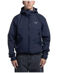Arc'teryx - Jassen ,Blauw ,Zwart Saffier Beta Jas Waterdicht Lichtgewicht - Lyst