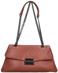 Rebelle - Alexis Fluffy Leder-Tasche - Lyst