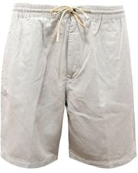 PT01 - Leinen-Bermuda-Shorts Im Torino-Stil - Lyst